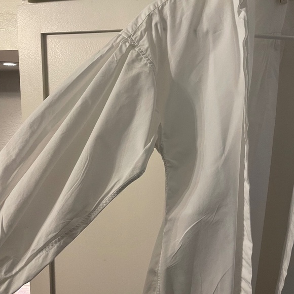 Ann Mashburn White Poplin Size Small - Picture 2 of 7